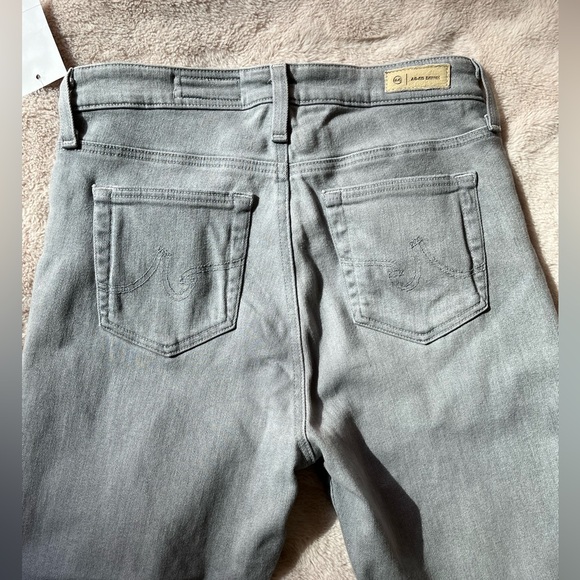 NWT AG Adriano Goldschmied Jeans Farrah Boot Crop Light Blue Grey Size 29 - Picture 11 of 15